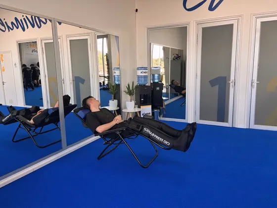 Sesión de recovery en KMOVE, Temuco